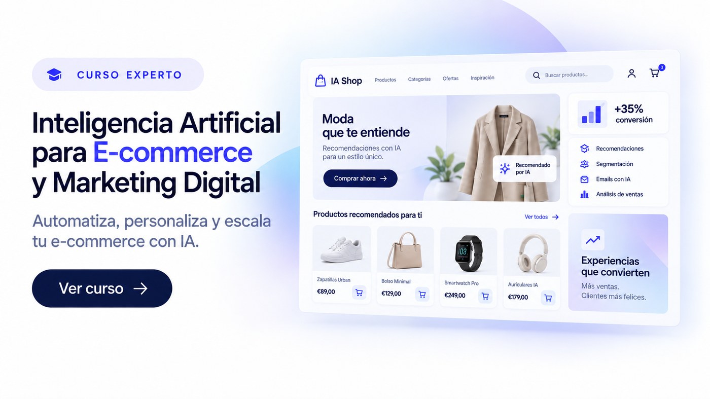 Inteligencia Artificial para E-commerce y Marketing Digital